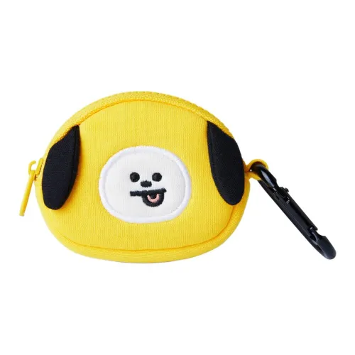 LINE FRIENDS BT21 Полиэстер Металл Подвеска Аксессуары для сумок Мини Унисекс Желтый