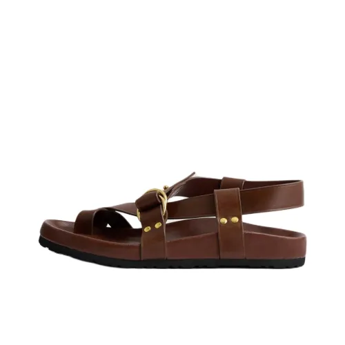 SOEUR ALPHA one Ремень Сандалии Женские Коричневый