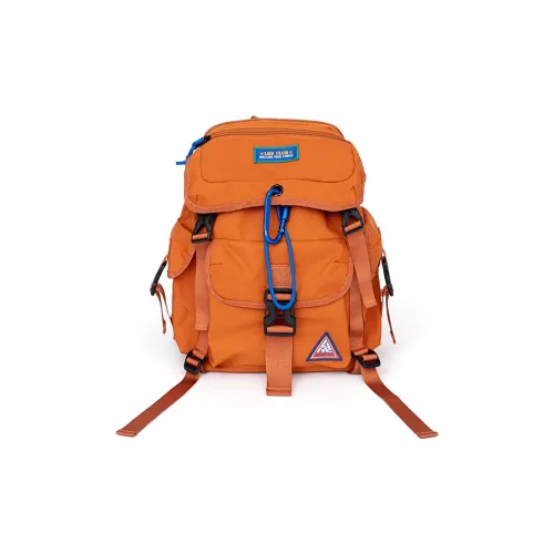 Kaka Tree Oxford Рюкзак Стандартный Унисекс Оранжевый Черный