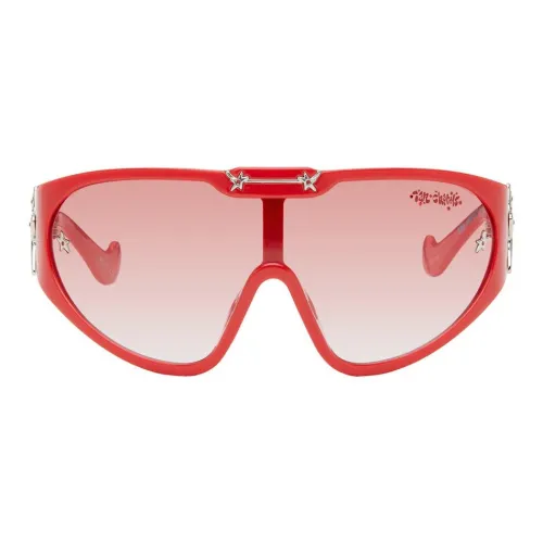 Le Specs Металл Полимер Aviator Солнцезащитные очки Женские Красный