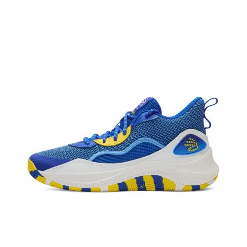 Under Armour Curry 3Z 24 Баскетбольные кроссовки Низкий Топ Синий Унисекс