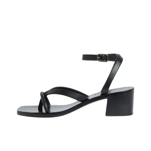Loeffler Randall Eloise One Sandals Strap 5cm Women's Black Лоффер Рандалл Eloise One Сандалии Ремешок 5 см Женские Черные