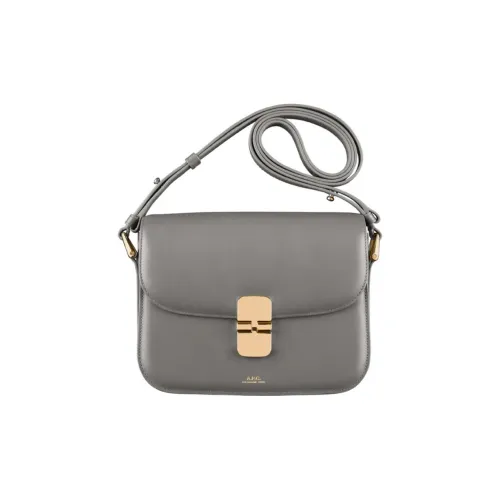 A.P.C Сумка через плечо из коровьей кожи маленькая сумка на плечо женская серая