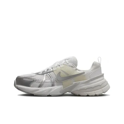 Nike V2K Run Детская беговая обувь Низкий топ Серебряный Белый Унисекс