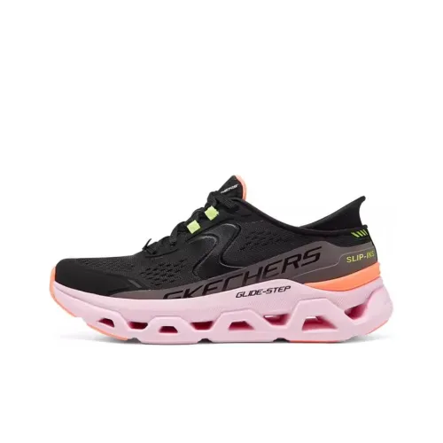 Skechers Glide Step Низкий Топ Casual Женский Черный