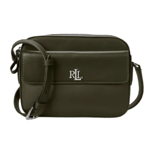 Ralph Lauren Сумка через плечо из коровьей кожи среднего размера женская темно-оливково-зеленый