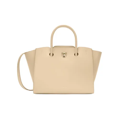 Furla Рельефная Телячья Кожа Тоут Сумка Сумка для покупок Сумка через плечо Сумка Большая Женская Бежевая