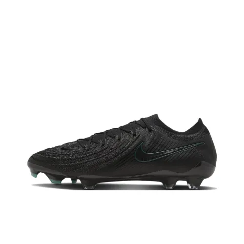 Nike Phantom GX 2 Elite FG Твердый грунт Противоскользящие Устойчивые к истиранию Футбольные бутсы Унисекс Черный