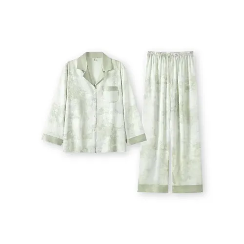 WANANNI Пижамный комплект женский светло-зеленый