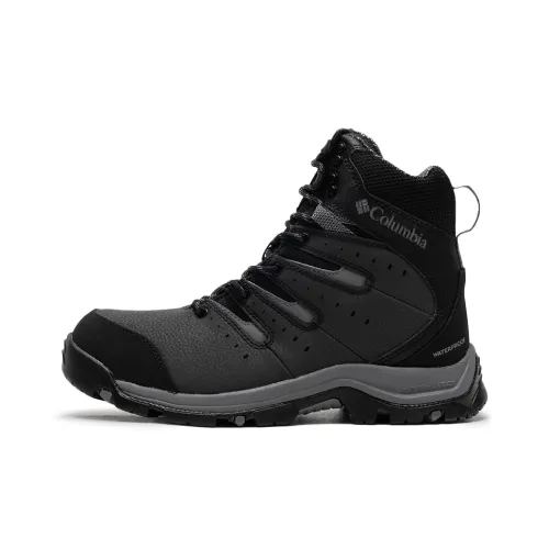 Columbia совместный бренд Sportswear противоскользящий устойчивый к истиранию MID топ походная обувь мужской черный серый