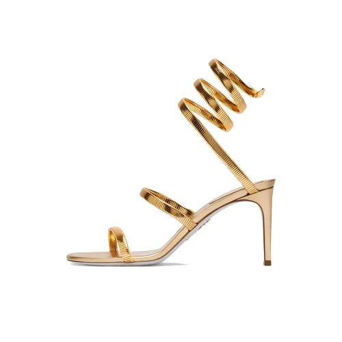 RENE CAOVILLA Juniper one Ремень Сандалии 10,4CM Женские Золотой