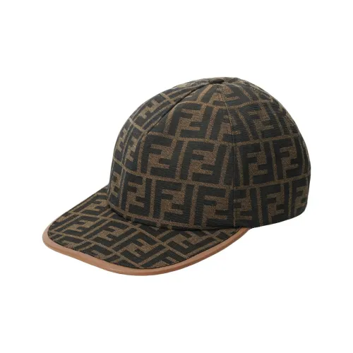 FENDI Головной УборБейсболка Из Ткани С Жаккардовым Узором FF