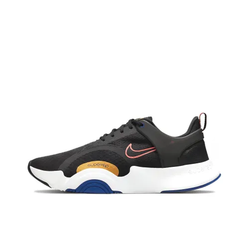 Nike SuperRep GO 2 Low Топ Тренировочные Кроссовки Мужские Черные Желтые Розовые