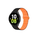 Чёрный и оранжевый [Только ремешок, без механизма]