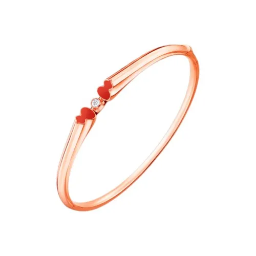 Qeelin 18К золото Браслеты Унисекс Золото Красный