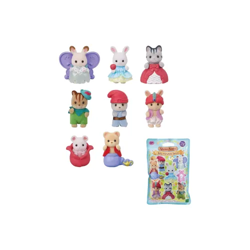 Shen Belle Family Animal Baby Collection Малыш Сказка Вечеринка Слепые коробки Один Mystery Коробка Целая коробка 16 шт