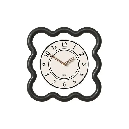 Meishida Sweeping Seconds Movement Унисекс Настенные часы Бежевый