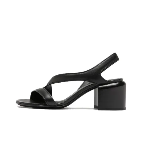 Officine Creative Ethel One Ремешок Сандалии 6,5 см Женские Черные