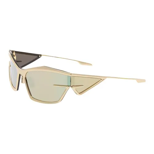 GIVENCHY Металлический ацетат Нерегулярная форма Солнцезащитные очки Женские Золото