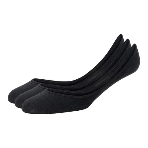 Skechers 3 шт Черные Женские Носки No Show