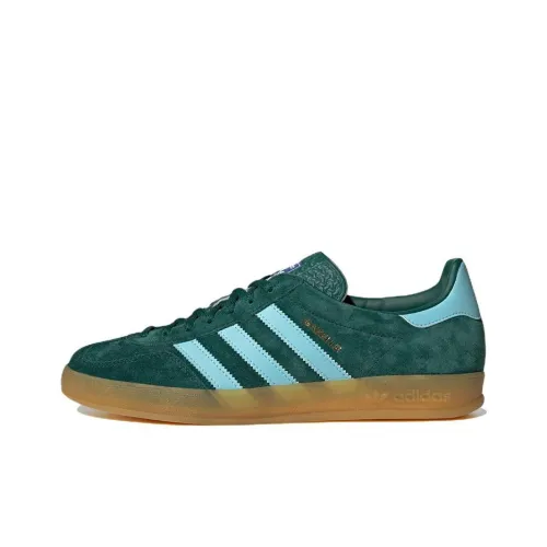 Adidas Originals Gazelle Low Топ Скейтборд Кроссовки Унисекс Зеленый