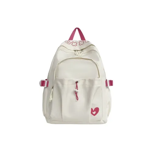 KAKAXI Nylon Backpack Standard Unisex Black White Pink Khaki KAKAXI Нейлон Рюкзак Стандартный Унисекс Черный Белый Розовый Хаки