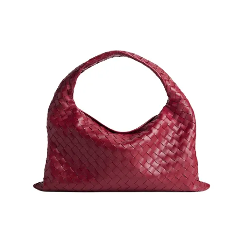 Bottega Veneta Коровья кожа Одно плечо Сумка Маленькая Женская Темно-красная