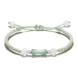 Браслет "Бамбук" [Зеленый стиль с веревкой]