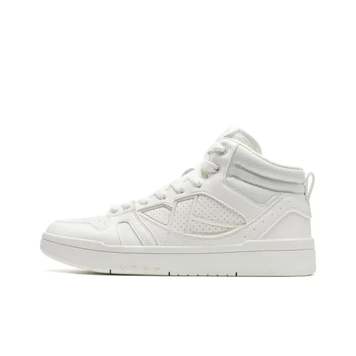 XTEP MAXX LITE Легкие Высокие Кроссовки для Скейтбординга Мужские Парусно-Белые