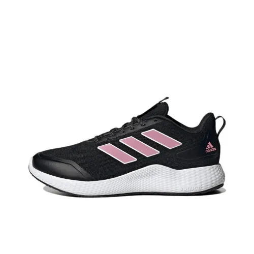 Adidas Day Slip Resistant Abrasion Resistant Легкий Низкий Топ Повседневные Беговые кроссовки Женские Черный Розовый