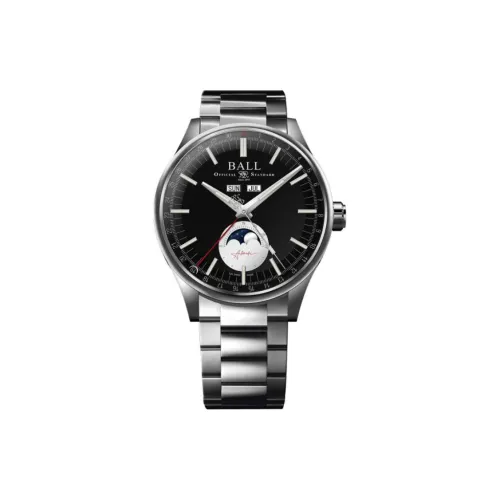 Шар Engineer II Collection Автоматический Механический Механизм Мужские Часы Часы 40 мм Черный Циферблат