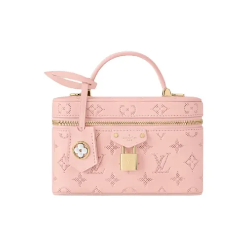 LOUIS VUITTON Vanity Телячья кожа Сумка через плечо Сумка Женская Розовый Жасмин Розовый