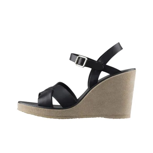 A.P.C Juliette One Strap Sandals 10 см Женские Черные