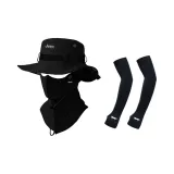 Чёрный солнцезащитный набор из трёх предметов