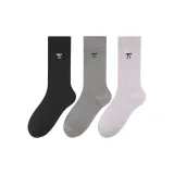 3 упаковки (Черный + Серый + Светло-фиолетовый)