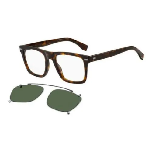 Hugo Boss Ацетат Квадратные Солнцезащитные очки Мужские Черепаховый
