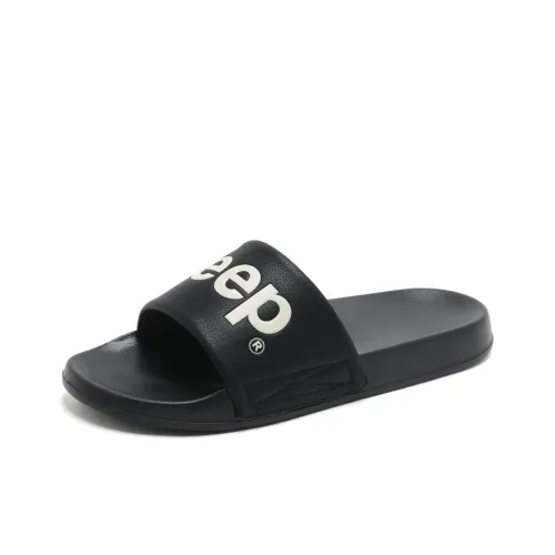 JEEP Слипоны Мужские Черный Белый