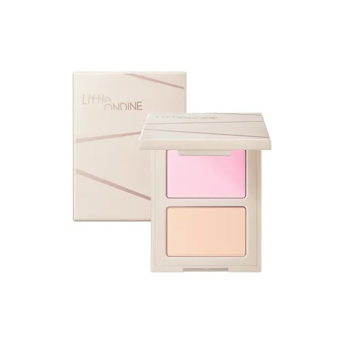 LittleOndine Два Тон DUAL Эффект Мини Версия Пудры Натуральный Сглаживающий Нет TRANSFER Фиксирующий