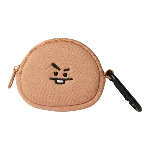 LINE FRIENDS Полиэстер Металл Брелок для сумки мерч мини унисекс коричневый