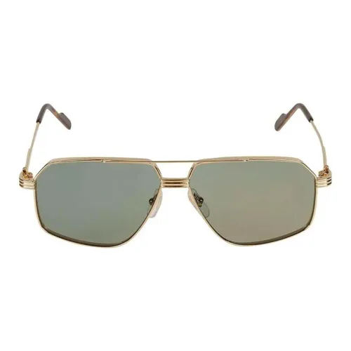 Cartier Metal Aviator Солнцезащитные очки Мужские Золотые