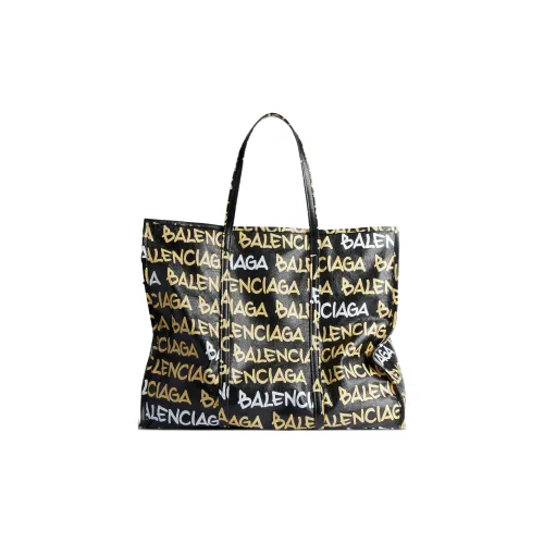 Balenciaga Lambskin Сумка через плечо Мужская Черная и Бежевая