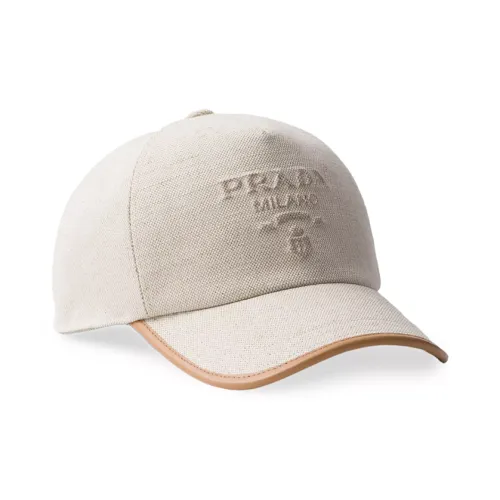 PRADA Кожа Linen Cotton Women's Beige