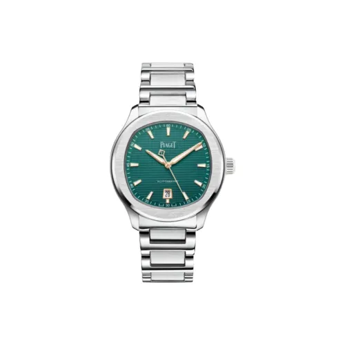 PIAGET Автоматический Механический Механизм Мужские Часы PIAGET POLO 42 мм Зеленые