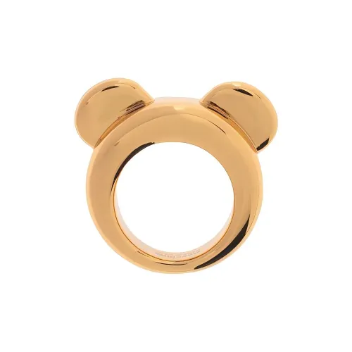 MOSCHINO Алюминиевые кольца женские золотые