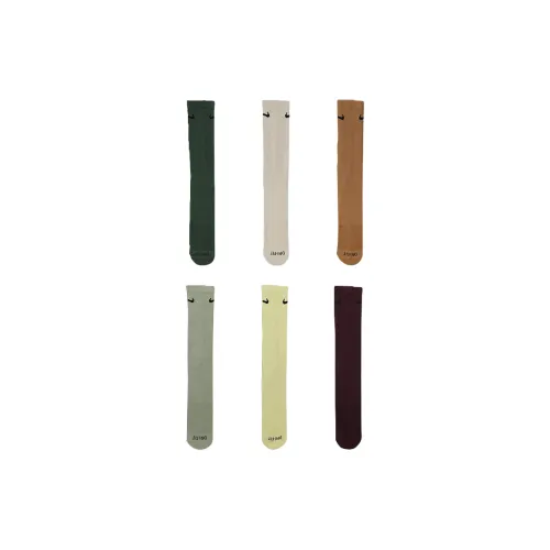 Найк Повседневные Плюс Высокие Носки Унисекс 6 Пачек