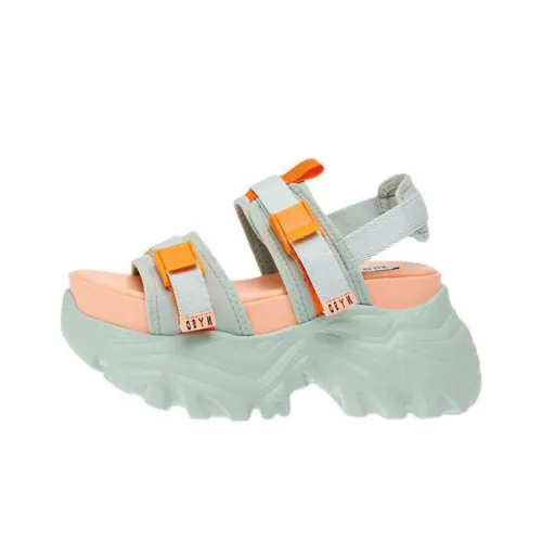 STEVE MADDEN Пляжные сандалии Светло-зеленый Женские