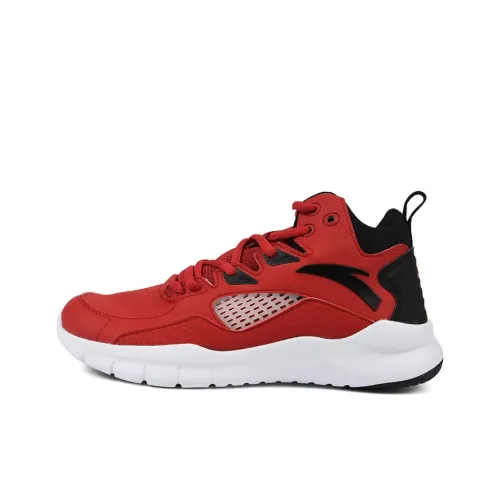 ANTA Star Trail 4 KT Thompson Амортизация Высокие Баскетбольные Кроссовки Мужские Красные