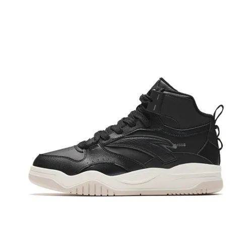 ANTA Slam Wave Обувь Флисовая подкладка устойчивая к истиранию дышащая MID Скейтбординг Кроссовки Мужские Черные