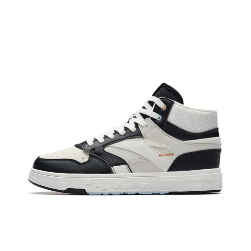 ANTA Street Naughty High Топ Скейтборд Кроссовки Женские Черные Серые