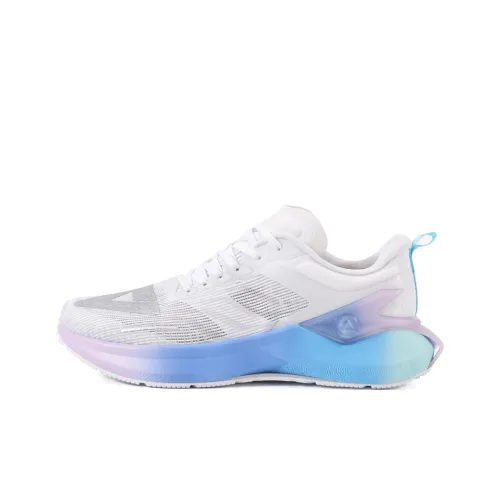 PEAK State Extreme 5,0 Беговые кроссовки Низкий топ Белый узор Пряжа Унисекс